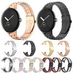 Google Pixel Watch 4 / 3 / 2 / 1 41mm용 3줄 스테인리스 스틸 메탈 시계줄