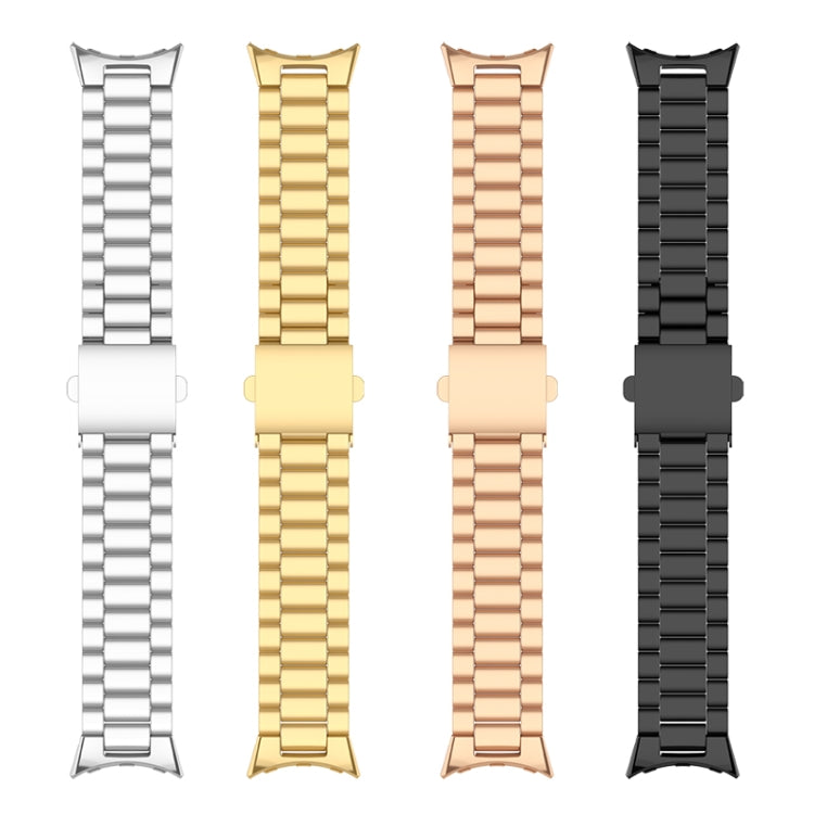 Google Pixel Watch 4 / 3 / 2 / 1 41mm용 3줄 스테인리스 스틸 메탈 시계줄