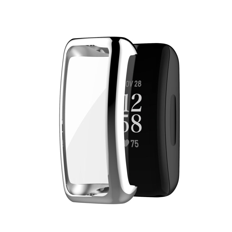 Full Coverage TPU Electroplating Watch Protective Case, For Fitbit Inspire3