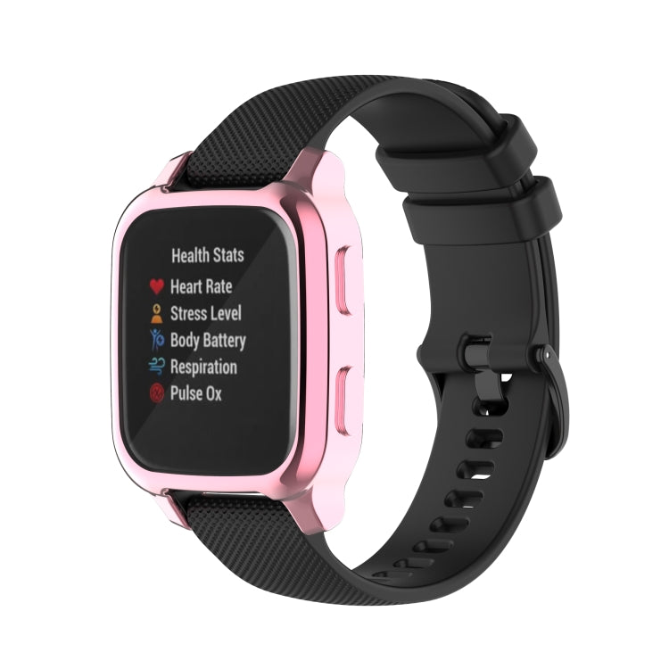Full Coverage TPU Electroplating Watch Case, For Garmin Venu Sq 2