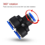 PY-14 LAIZE 2개입 플라스틱 Y형 티 감속 공압 퀵 피팅 커넥터, PY-4 (10개), PY-6 (10개), PY-8 (10개), PY-10 (10개), PY-12 (10개), PY-14 (2개), PY-16 (2개)