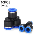 PY-14 LAIZE 2개입 플라스틱 Y형 티 감속 공압 퀵 피팅 커넥터, PY-4 (10개), PY-6 (10개), PY-8 (10개), PY-10 (10개), PY-12 (10개), PY-14 (2개), PY-16 (2개)