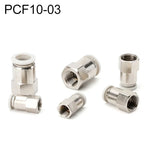 PCF6-02 LAIZE 2개 여성 나사 직선형 공압 퀵 피팅 커넥터, PCF4-01 (10개), PCF4-02 (10개), PCF6-01 (10개), PCF6-02 (2개), PCF6-03 (2개), PCF6-04 (1개), PCF8-01 (2개), PCF8-02 (2개), PCF8-03 (1개), PCF8-04 (1개), PCF10-01 (1개)