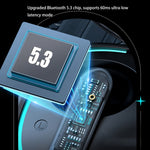 USAMS XJ13 XJ ENC 듀얼 마이크 노이즈 캔슬링 TWS 무선 블루투스 이어폰, USAMS XJ13