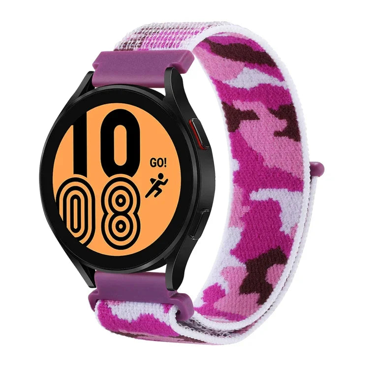 Camo Nylon Loop Watch Band, For Samsung Galaxy Watch5 40mm/44mm / Watch5 Pro
