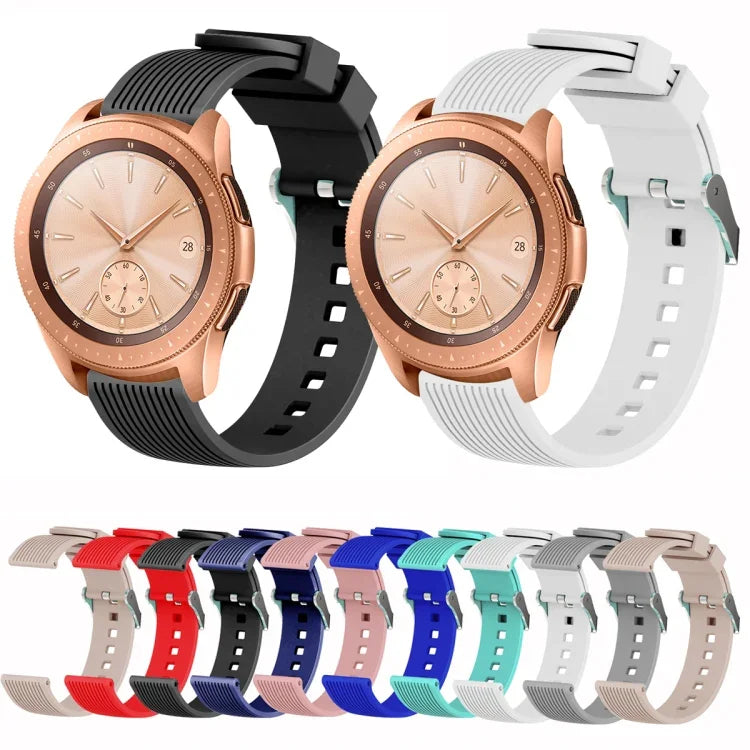 20mm 수직 결 실리콘 시계 밴드, 삼성 갤럭시 Watch5 40mm/44mm / Watch5 Pro용