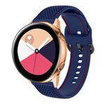 투톤 스티치 실리콘 시계 밴드, 삼성 갤럭시 Watch5 40mm/44mm / Watch5 Pro용