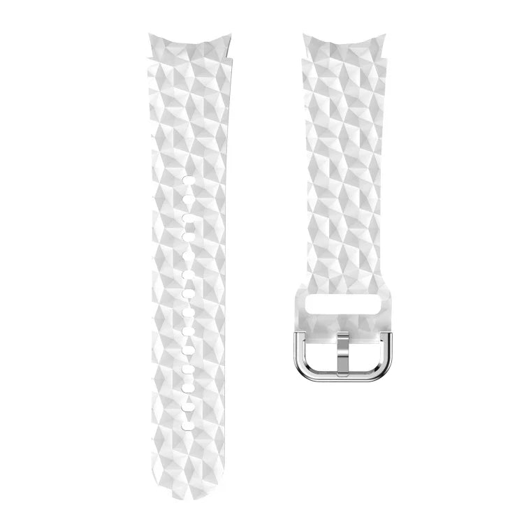 Rhombus Texture Silicone Watch Band, For Samsung Galaxy Watch 5 / Watch 5 Pro