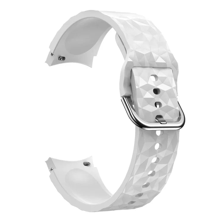 Rhombus Texture Silicone Watch Band, For Samsung Galaxy Watch 5 / Watch 5 Pro
