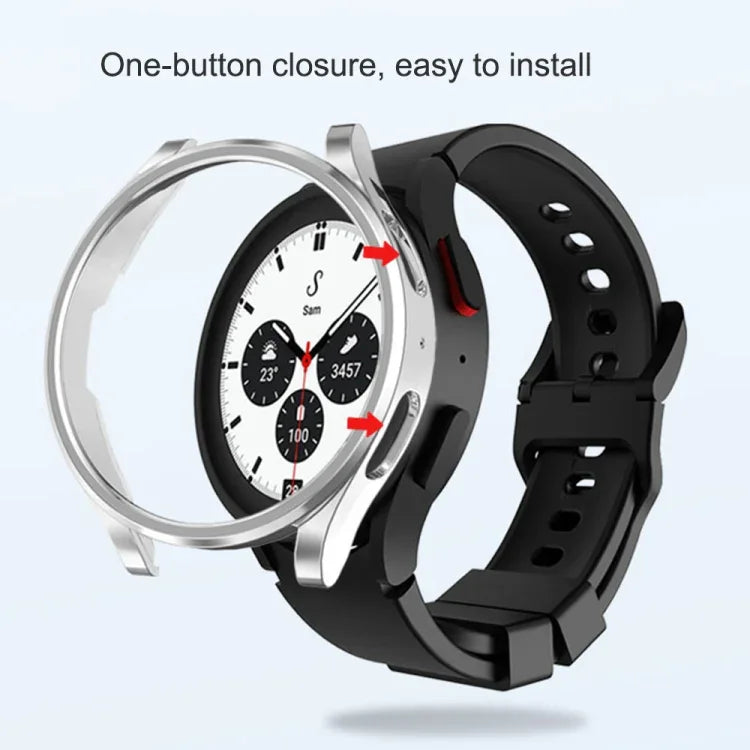 전기 도금 홀로우 하프팩 TPU 보호 케이스, 삼성 갤럭시 Watch5 Pro 45mm용