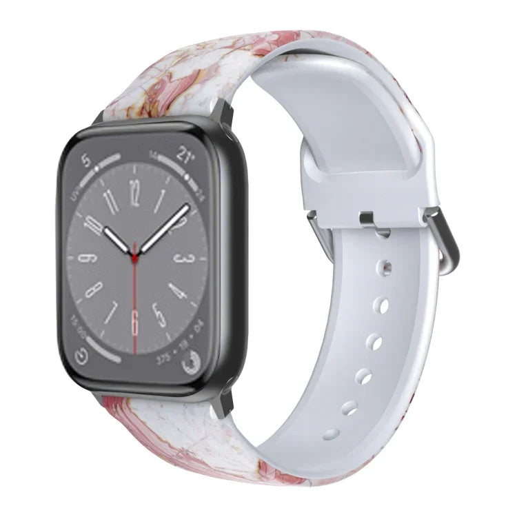 통기성 TPU 시계줄, Apple Watch 시리즈 8&7 41mm / SE 2&6&SE&5&4 40mm / 3&2&1 38mm용