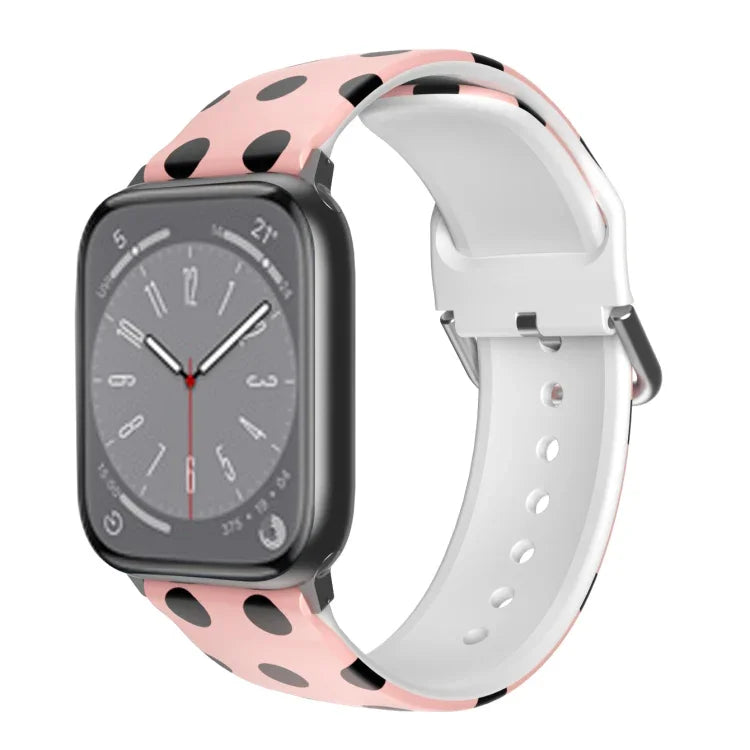 통기성 TPU 시계줄, Apple Watch 시리즈 8&7 41mm / SE 2&6&SE&5&4 40mm / 3&2&1 38mm용