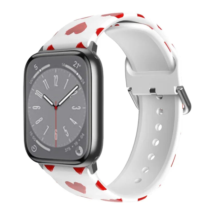 통기성 TPU 시계줄, Apple Watch 시리즈 8&7 41mm / SE 2&6&SE&5&4 40mm / 3&2&1 38mm용