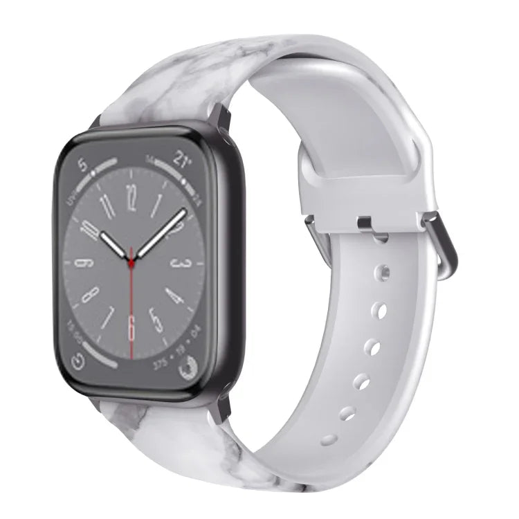 통기성 TPU 시계줄, Apple Watch 시리즈 8&7 41mm / SE 2&6&SE&5&4 40mm / 3&2&1 38mm용