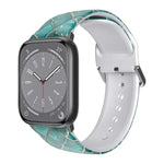 통기성 TPU 시계줄, Apple Watch 시리즈 8&7 41mm / SE 2&6&SE&5&4 40mm / 3&2&1 38mm용