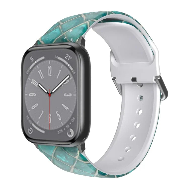 통기성 TPU 시계줄, Apple Watch 시리즈 8&7 41mm / SE 2&6&SE&5&4 40mm / 3&2&1 38mm용