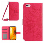 Skin Feel Sun Flower Pattern Flip Leather Phone Case, For iPhone 6, For iPhone 6s Plus, For iPhone 7 / 8, For iPhone 7 Plus / 8 Plus