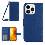 Skin Feel Sun Flower Pattern Flip Leather Phone Case, For iPhone 13 Pro, For iPhone 13 Pro Max, For iPhone 14, For iPhone 14 Plus