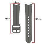 컬러풀 버클 실리콘 시계 밴드, 삼성 갤럭시 워치 5 40mm / 44mm용
