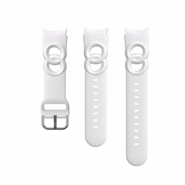 Hollowed Double Loop Silicone Watch Band, For Samsung Galaxy Watch 5 40mm / 44mm