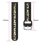 수직 결 인쇄 실리콘 시계 밴드, 삼성 갤럭시 Watch 5 40mm / 44mm, 삼성 갤럭시 Watch 5 Pro 45mm용