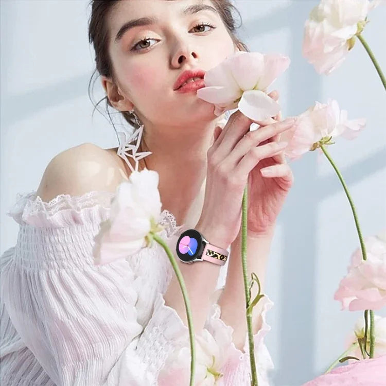 수직 결 인쇄 실리콘 시계 밴드, 삼성 갤럭시 Watch 5 40mm / 44mm, 삼성 갤럭시 Watch 5 Pro 45mm용