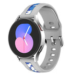 수직 결 인쇄 실리콘 시계 밴드, 삼성 갤럭시 Watch 5 40mm / 44mm, 삼성 갤럭시 Watch 5 Pro 45mm용