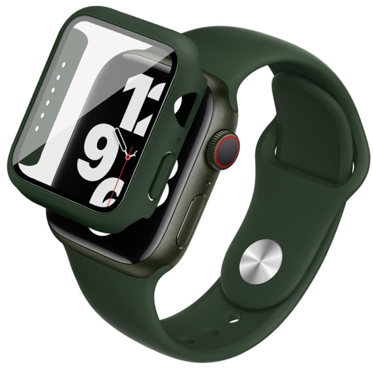 imak 실리콘 시계줄 PC 프레임과 강화유리 필름, Apple Watch SE 2022 40mm용, Apple Watch SE 2022 44mm용
