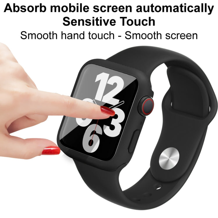 imak 실리콘 시계줄 PC 프레임과 강화유리 필름, Apple Watch SE 2022 40mm용, Apple Watch SE 2022 44mm용