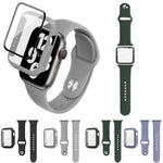 imak 실리콘 시계줄 PC 프레임과 강화유리 필름, Apple Watch SE 2022 40mm용, Apple Watch SE 2022 44mm용