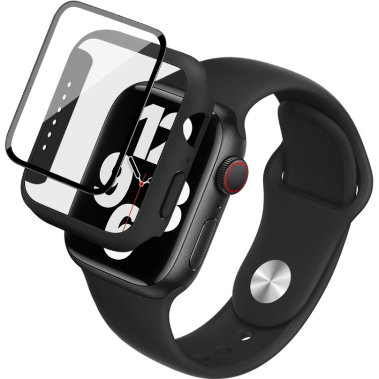 imak 실리콘 시계줄 PC 프레임과 강화유리 필름, Apple Watch SE 2022 40mm용, Apple Watch SE 2022 44mm용