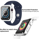 imak PC 프레임 케이스와 강화유리 필름, Apple Watch 시리즈 4/5/6/SE 1/2/3 40mm용, Apple Watch 시리즈 4/5/6/SE 1/2/3 44mm용, Apple Watch 시리즈 9 / 8 / 7 41mm용, Apple Watch 시리즈 9 / 8 / 7 45mm용