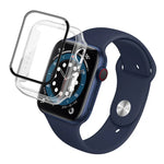 imak PC 프레임 케이스와 강화유리 필름, Apple Watch 시리즈 4/5/6/SE 1/2/3 40mm용, Apple Watch 시리즈 4/5/6/SE 1/2/3 44mm용, Apple Watch 시리즈 9 / 8 / 7 41mm용, Apple Watch 시리즈 9 / 8 / 7 45mm용