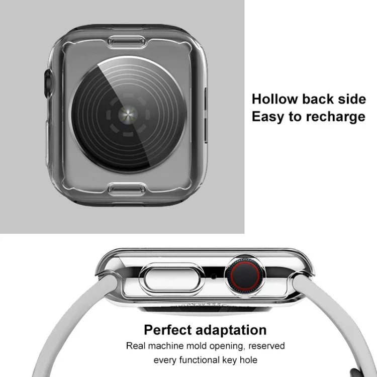 imak UX-3 Series TPU Protective Case, For Apple Watch SE 2023 40mm / Series 4/5/6/SE 1/2/3 40mm, For Apple Watch SE 2023 44mm / Series 4/5/6/SE 1/2/3 44mm