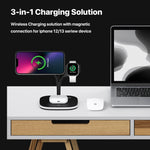 YM-UD22 15W 5-in-1 자석 무선 충전기 스탠드 기능 포함