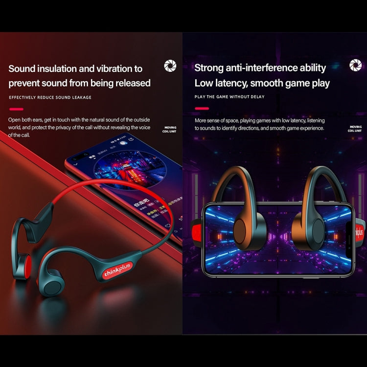 Lenovo X3 Pro 골전도 무선 블루투스 5.3 스포츠 이어폰 마이크 포함