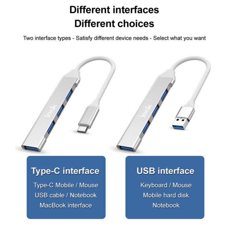 imak 4 in 1 다기능 도킹 스테이션 허브, USB, USB-C / Type-C