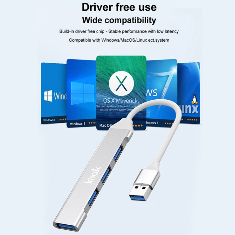 imak 4 in 1 다기능 도킹 스테이션 허브, USB, USB-C / Type-C