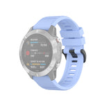 For Garmin Fenix 6 22mm Quick Release Official Texture Wrist Strap Watchband, with Plastic Button, with Metal Button
