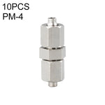 PM-4 LAIZE 2개입 니켈 도금 구리 직선형 공압 빠른 커넥터, PM-4 (2개입), PM-6 (2개입), PM-8 (2개입), PM-10 (2개입), PM-12, PM-14, PM-16