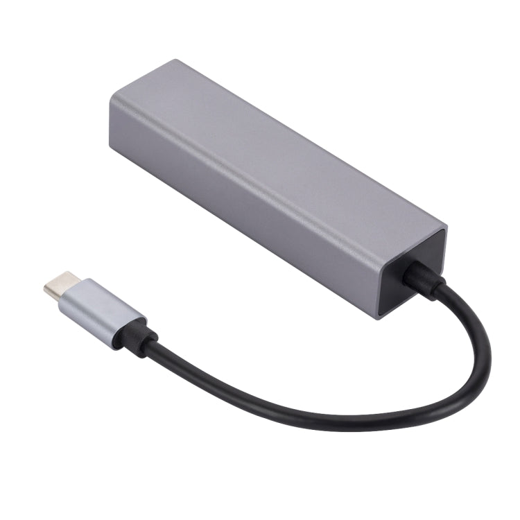 SL-030 USB-C / 타입-C to 기가비트 이더넷 RJ45 & 3 x USB 3.0 어댑터 컨버터 허브, USB-C / 타입-C to RJ45 & 3 x USB