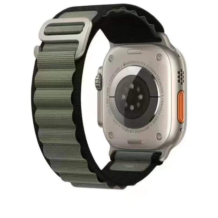 통기성 투톤 나일론 시계줄, Apple Watch Ultra 49mm / 시리즈 8&7 45mm / SE 2&6&SE&5&4 44mm / 3&2&1 42mm용, 시리즈 8&7 41mm / SE 2&6&SE&5&4 40mm / 3&2&1 38mm용
