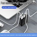 X83 65W 출력 USB-C / 타입-C + 4포트 USB 허브 PD 충전기, 미국 플러그, X83
