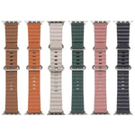 Ocean Style Leather Watch Strap, For Apple Watch Ultra 49mm / Series 8&7 45mm / SE 2&6&SE&5&4 44mm / 3&2&1 42mm, For Apple Watch Ultra 49mm / Series 8&7 45mm /, For Apple Watch Series 8&7 41mm / SE 2&6&SE&5&4 40mm / 3&2&1 38mm