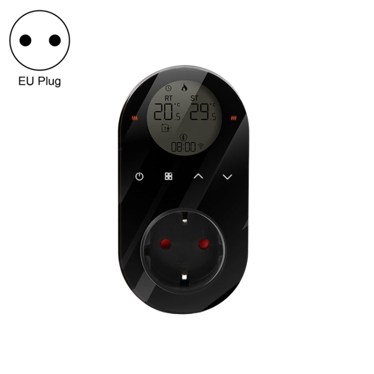플러그인 LCD 온도조절기, EU 플러그, WiFi 포함, WiFi 미포함