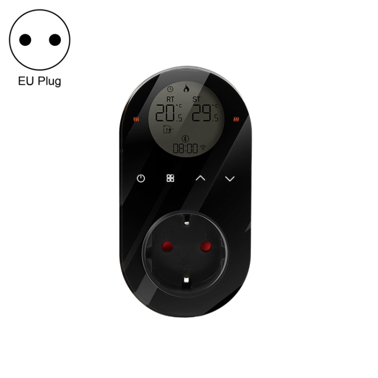 플러그인 LCD 온도조절기, EU 플러그, WiFi 포함, WiFi 미포함