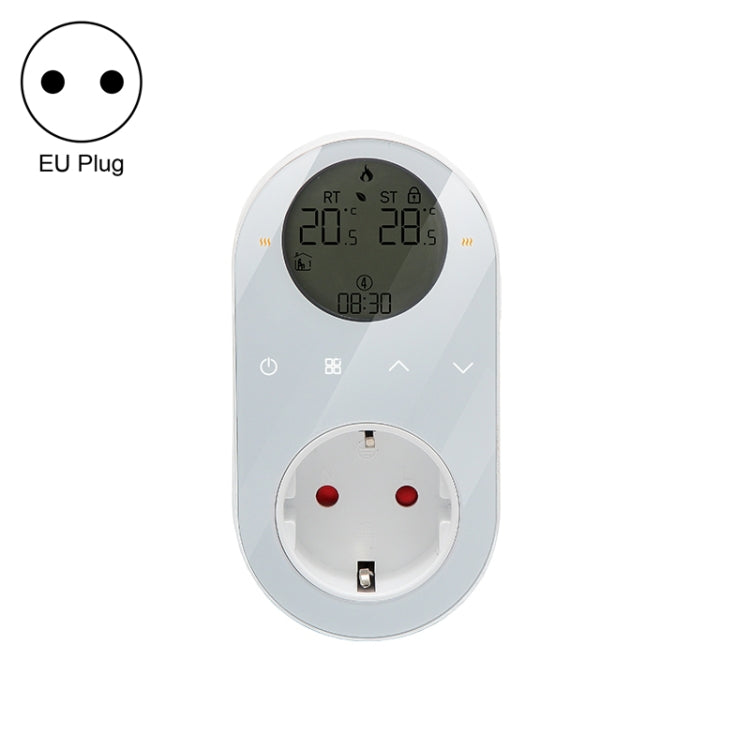 플러그인 LCD 온도조절기, EU 플러그, WiFi 포함, WiFi 미포함