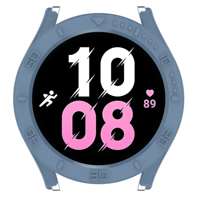Half Coverage PC Watch Protective Case with Scale, For Samsung Galaxy Watch5 / Watch4 44 mm