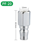 10개 C형 셀프락 에어 튜브 공압 퀵 피팅 커넥터, PF-20, PF-30, PF-40, PH-20, PH-30, PH-40, PM-20, PM-30, PM-40, PP-20, PP-30, PP-40, SF-20, SF-30, SF-40, SH-20, SH-30, SH-40, SM-20, SM-30, SM-40, SP-20, SP-30, SP-40, SF+PF-20, SF+PF-3...