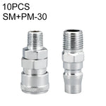 10개 C형 셀프락 에어 튜브 공압 퀵 피팅 커넥터, PF-20, PF-30, PF-40, PH-20, PH-30, PH-40, PM-20, PM-30, PM-40, PP-20, PP-30, PP-40, SF-20, SF-30, SF-40, SH-20, SH-30, SH-40, SM-20, SM-30, SM-40, SP-20, SP-30, SP-40, SF+PF-20, SF+PF-3...